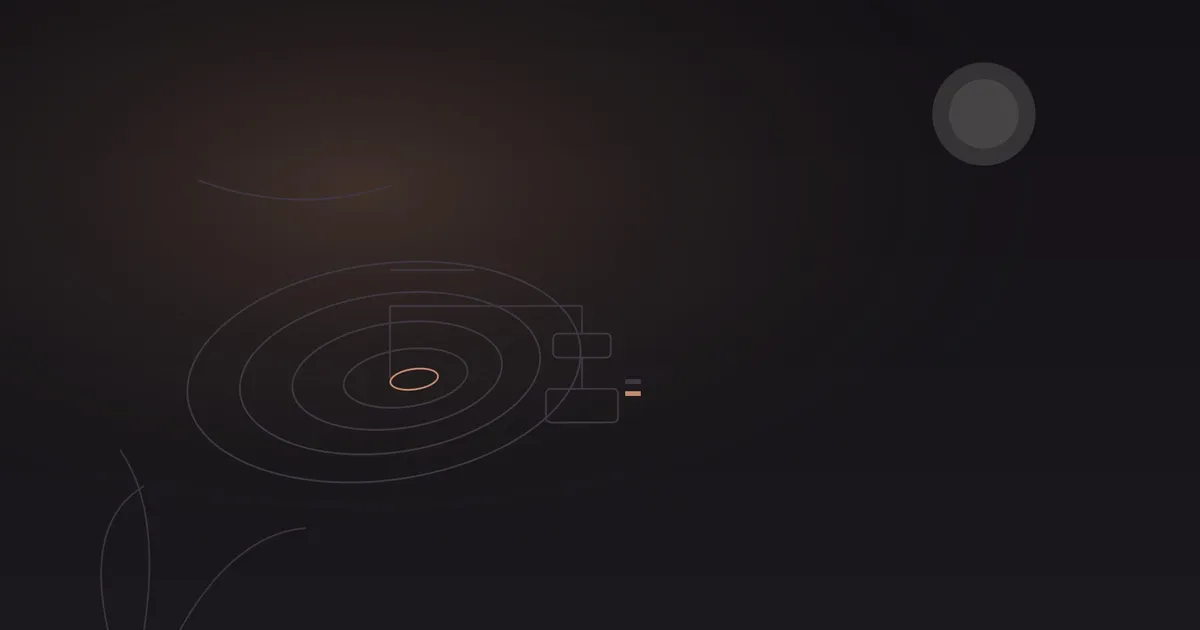 Schematic contours of an island under a dark moon: a hydro storage icon wired through the landscape to a stacked grid of computational load.