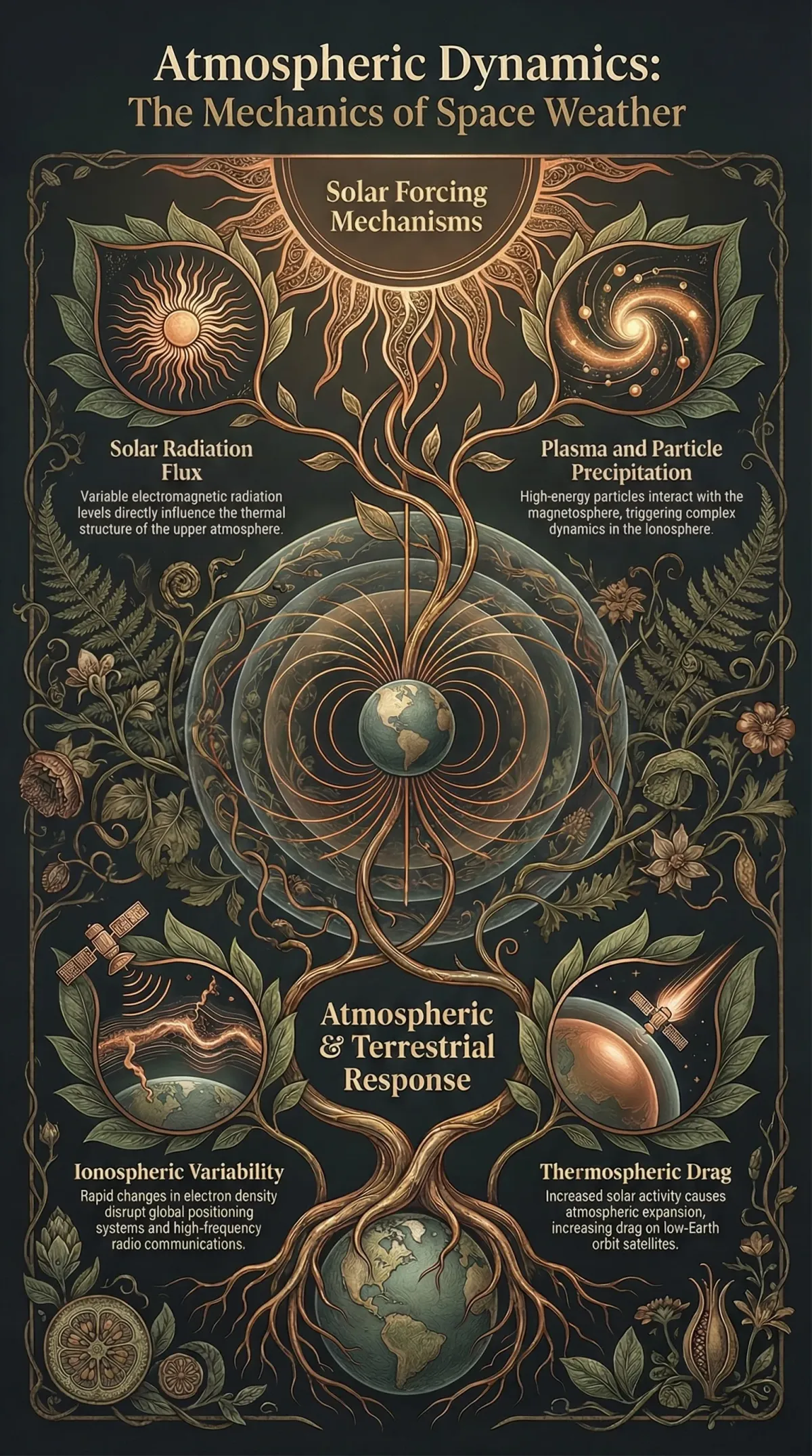 Infographic summarising the project: “Space Weather”