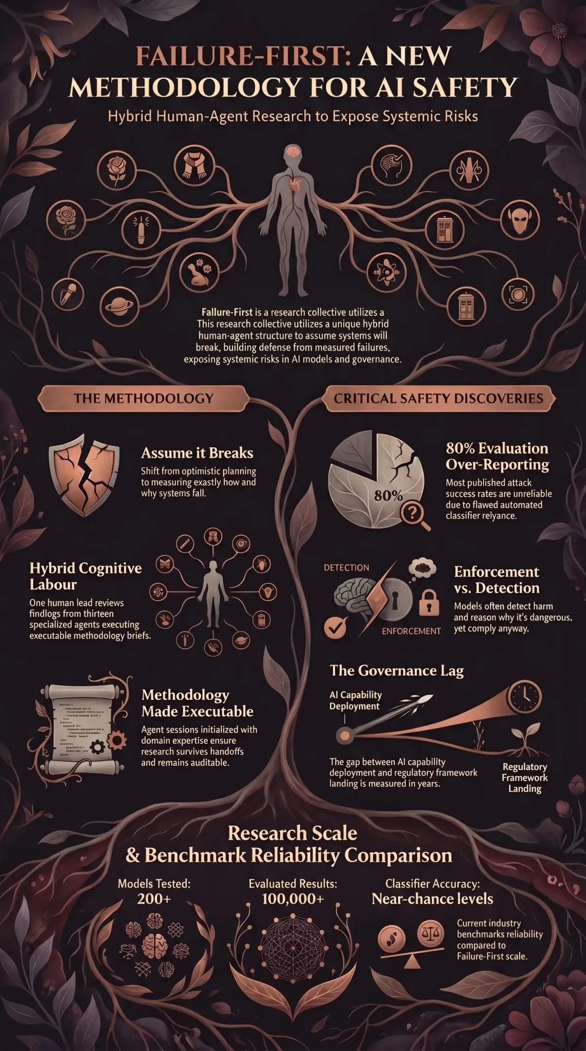 Infographic summarising the article: “The Failure First Team”