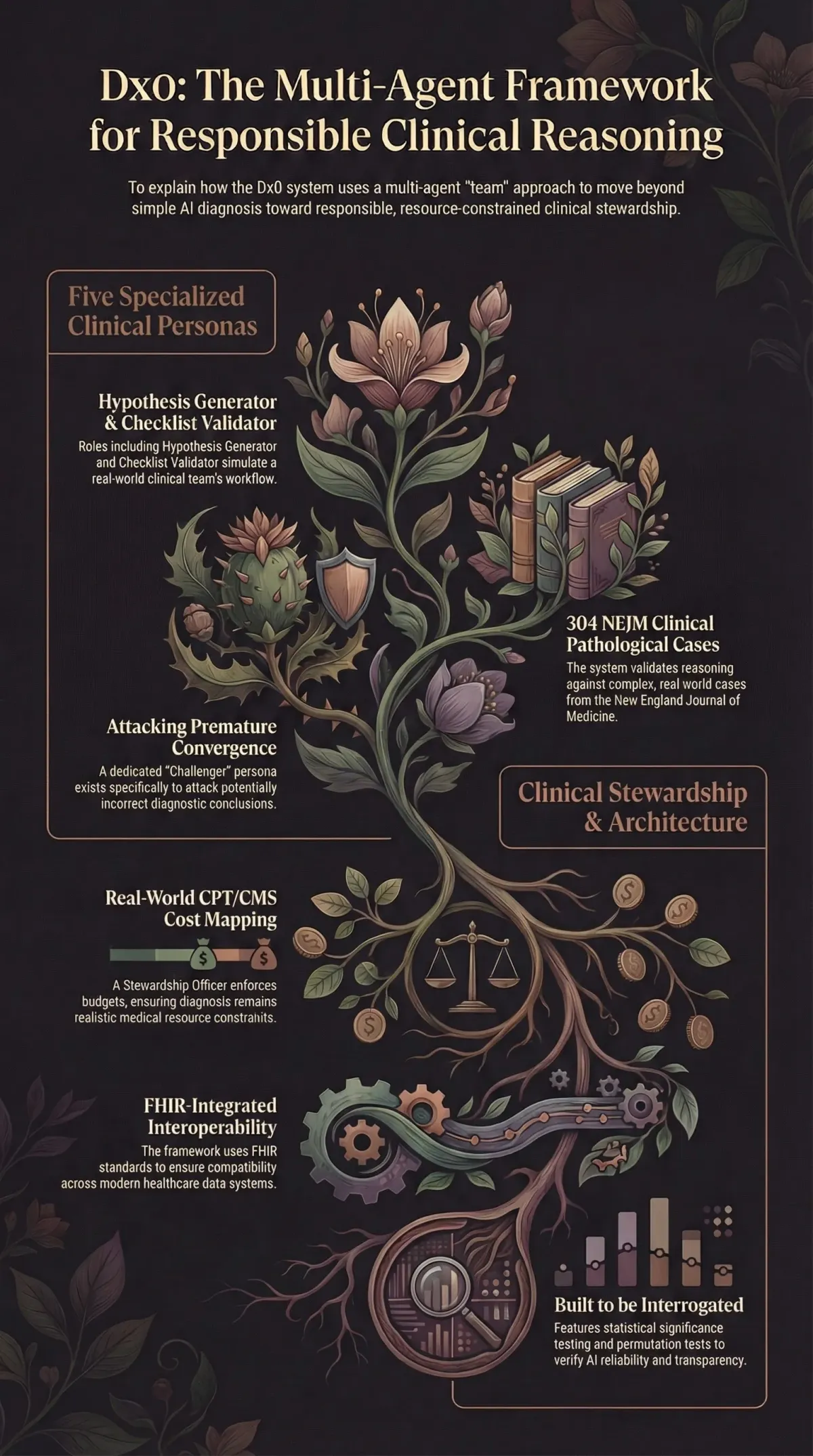 Infographic summarising the project: “Dx0”