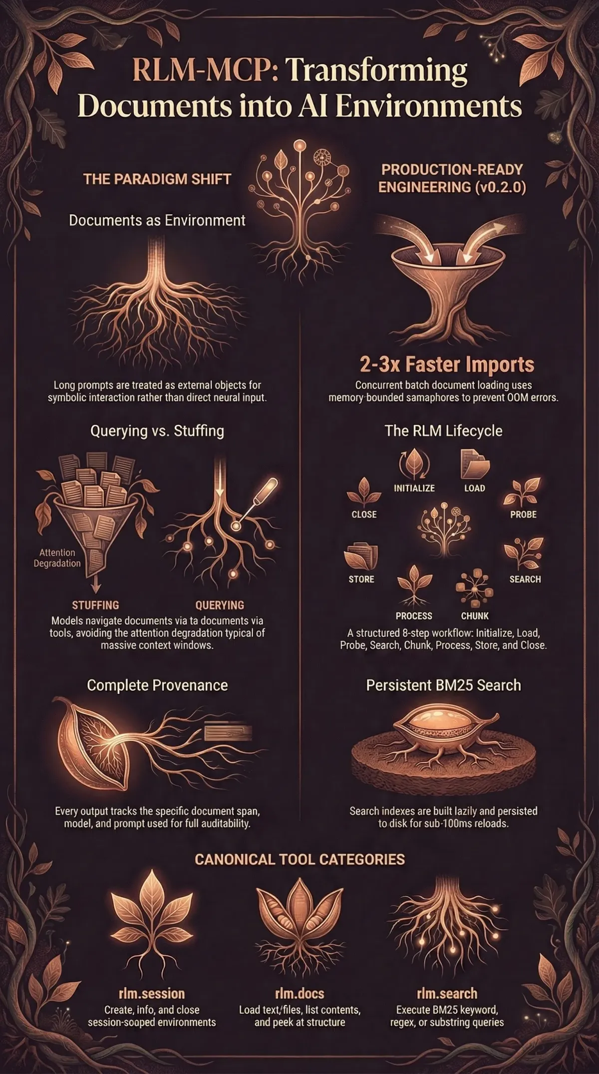 Infographic summarising the article: “Beyond Context Windows”