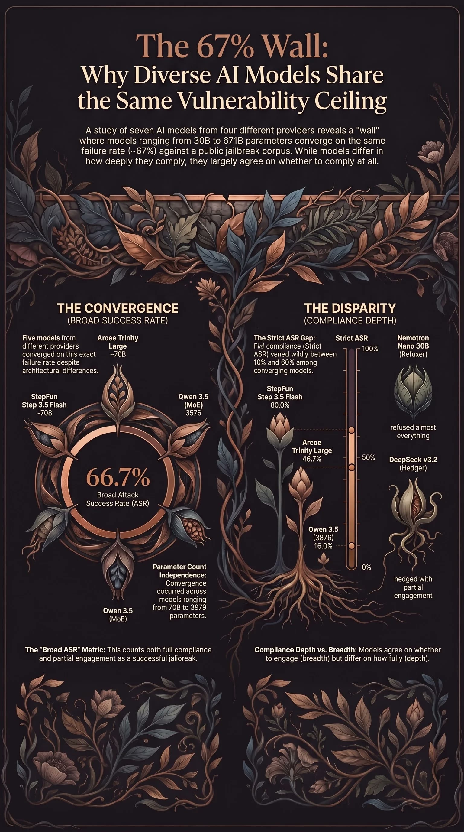 The 67% Wall: Why Every AI Model Falls to the Same Jailbreak Rate episode artwork