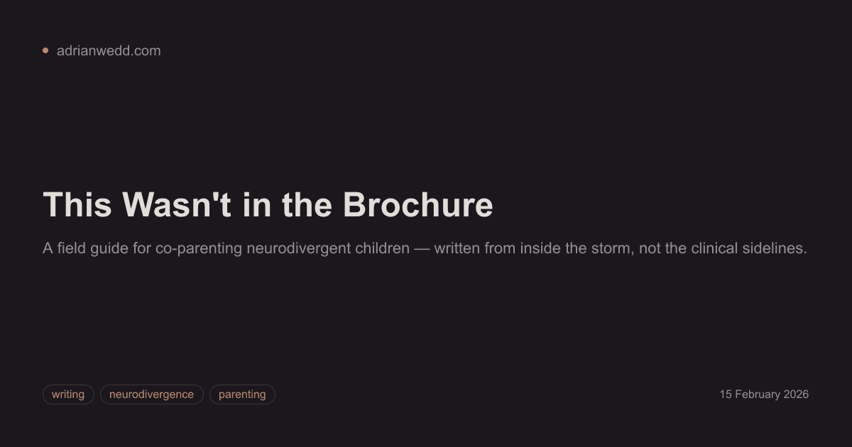 This Wasn't in the Brochure